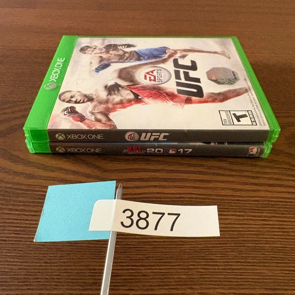 EA‎ Sports UFC and RBI Baseball 2017 Xbox One Bundle Games Excellent Sports Lot